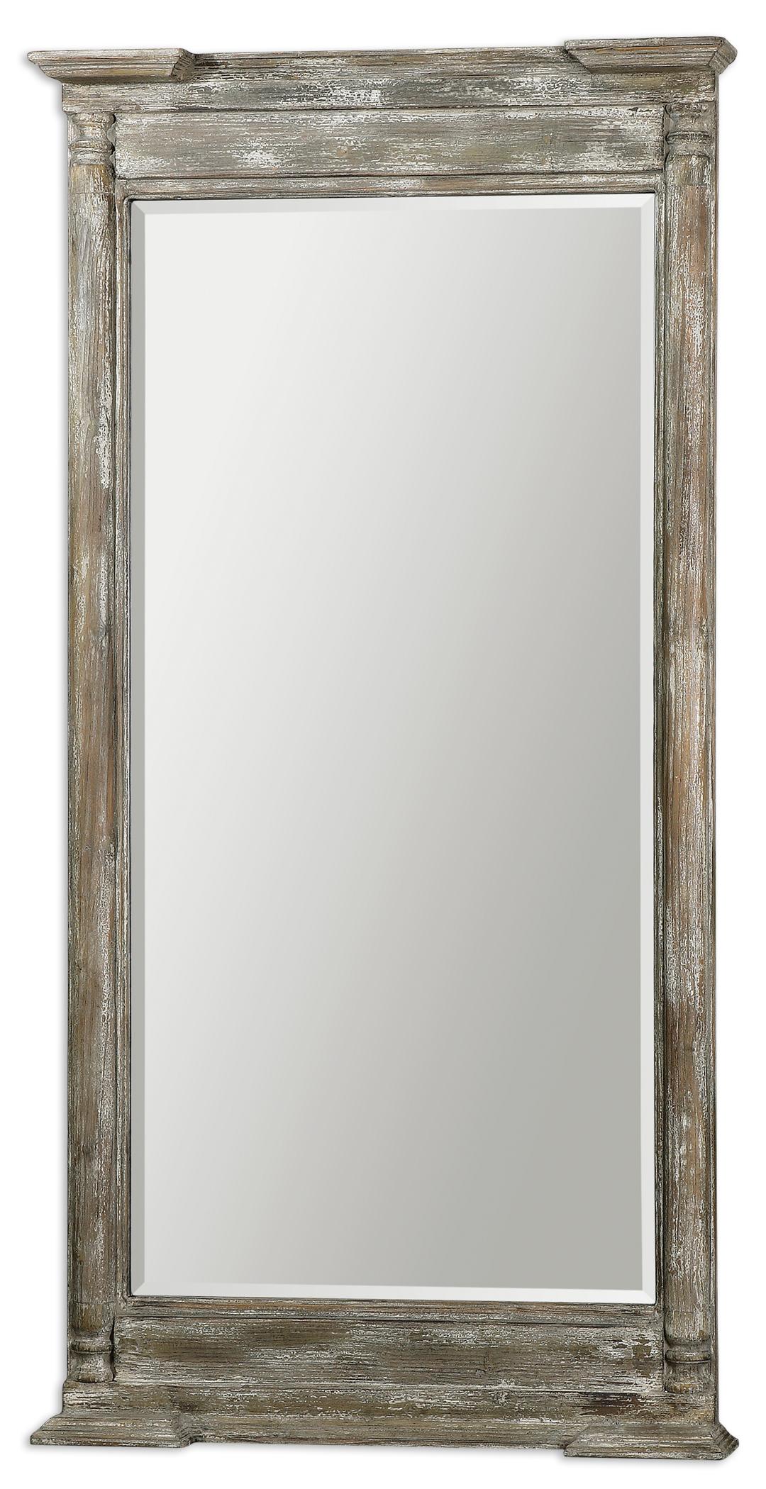Uttermost Mirrors Valcellina Wooden Leaner Mirror Story & Lee